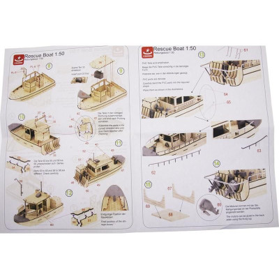 Türkmodel záchranný člun 1:50 kit