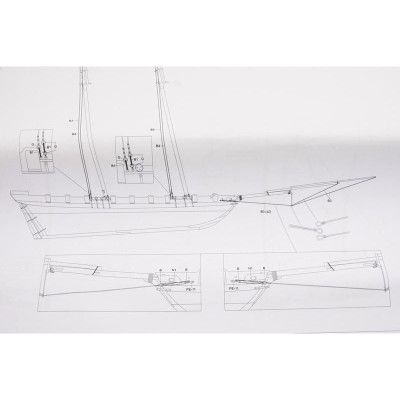 Vanguard Models Grecian US Baltimore 1813 1:64 kit