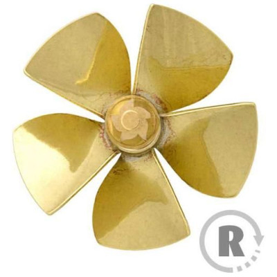 Raboesch lodní šroub tř.151 55mm M4 5-listý pravý