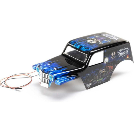 Losi karosérie Son Uva Digger nabarvená: Mini LMT