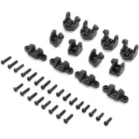 Pótalkatrész Losi Mini LMT RC modellautóhoz: felfüggesztés tartó.