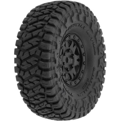 Pro-Line kolo s pneu 1:24 Toyo Open Country 1.0", disk H7 černý+ (4)