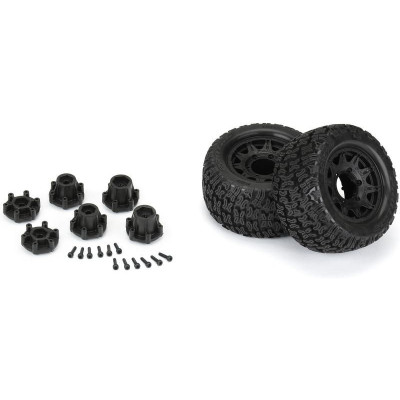 Pro-Line kolo s pneu 1:10 Bonesaw 2.8", H12/H14 disk černý (2)