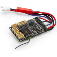 Pótalkatrész RC modell repülőgéphez E-flite Draco 0.8m: Spectrum vezérlő - vevő DSMX/DSM2 technológiával, lineáris szervók és AC vezérlő. Az integrált vezérlővel ellátott Spektrum vevő valós idejű telemetriai adatokat szolgáltat, beleértve az akkumulátor teljes feszültségét, áramát, motor fordulatszámát az AirWare™ rendszerrel felszerelt adóknak.