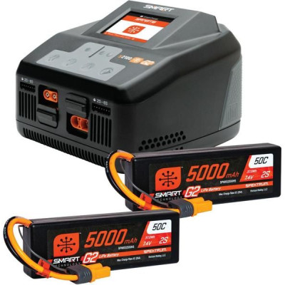 Spektrum Smart Powerstage G2 Car 4S 5000mAh 2S IC5 (2), S2100