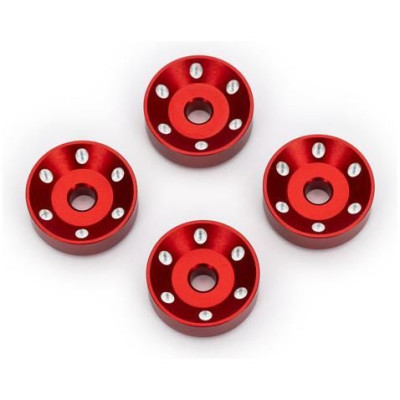 Traxxas podložka disku kol červená (4)