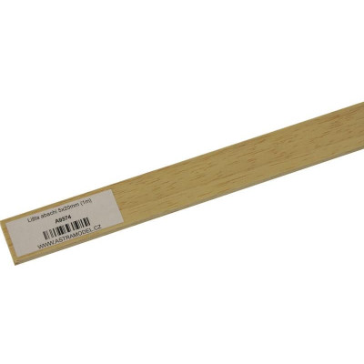 Lišta abachi 5x20mm (1m)