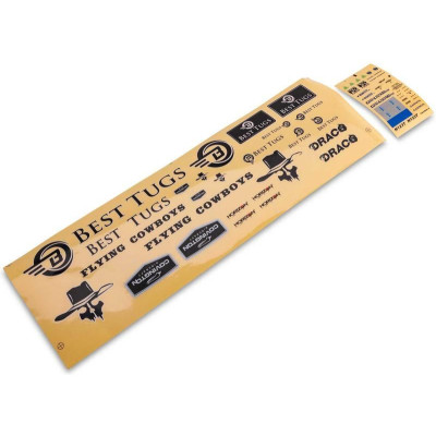 E-flite samolepky: Draco 0.8m