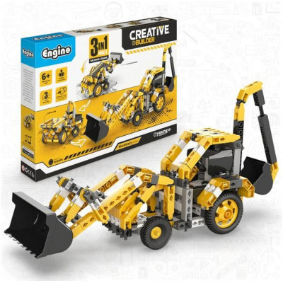 Engino Creative Builder nakladač s rypadlem 3v1