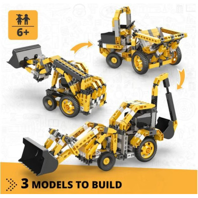 Engino Creative Builder nakladač s rypadlem 3v1