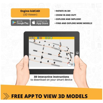 Engino Creative Builder nakladač s rypadlem 3v1