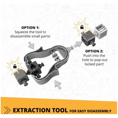 Engino Creative Builder vysokozdvižný nakladač 3v1 + motor