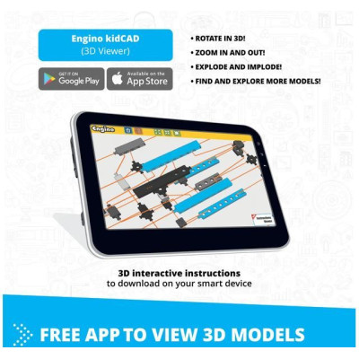 Engino Inventor Mechanics motorka 5 modelů