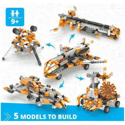 Engino Inventor Mechanics raketoplán 5 modelů