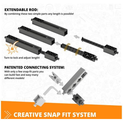 Engino Mega Builds raketoplán Challenger