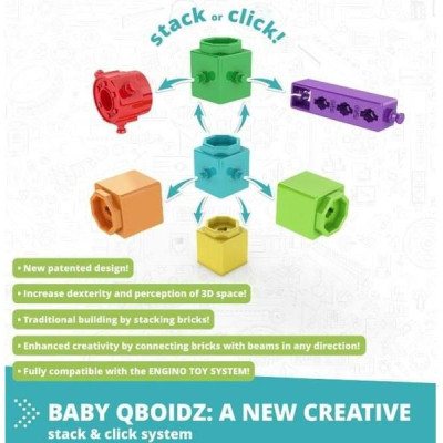 Engino Baby Qboidz Moje první kroky - velký set