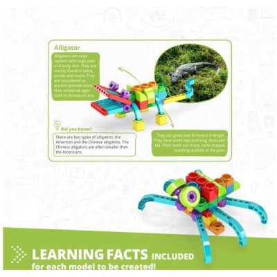 Engino Qboidz aligátor 5 modelů