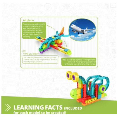 Engino Qboidz letadlo 5 modelů