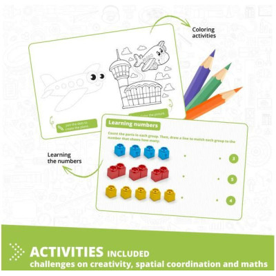 Engino Qboidz letadlo 5 modelů