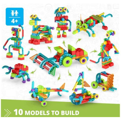 Engino Qboidz traktor 10 modelů