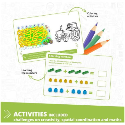 Engino Qboidz traktor 10 modelů