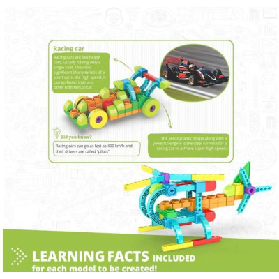 Engino Qboidz závodní auto 10 modelů