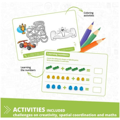 Engino Qboidz závodní auto 10 modelů