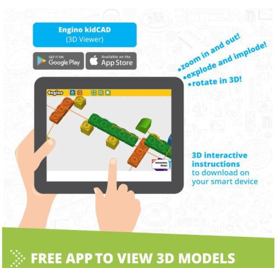 Engino Qboidz závodní auto 10 modelů