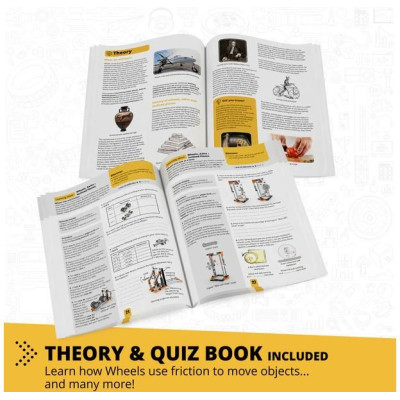 Engino Stem Mechanics kola, nápravy a nakloněné roviny