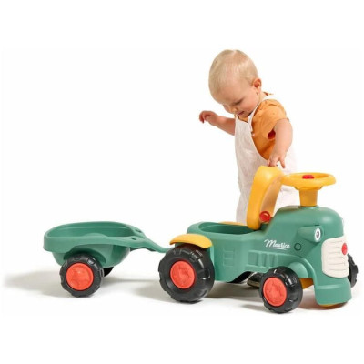 FALK - Dětské odrážedlo Maurice zelené s vlečkou