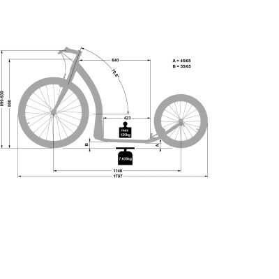 Crussis koloběžka One Cobra 4.2-1 bílá