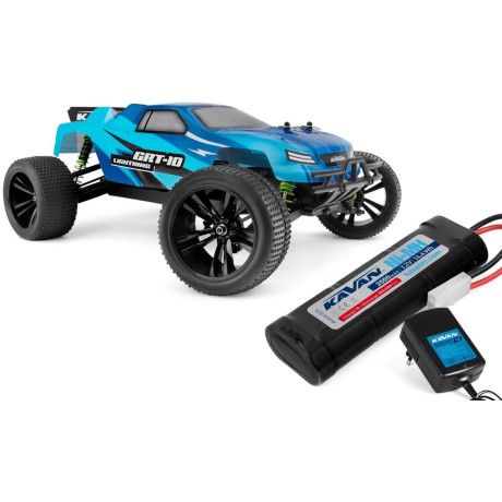 KAVAN GRT-10 Lightning 2,4 GHz 4WD Truggy 1:10 - Modrý - RTR