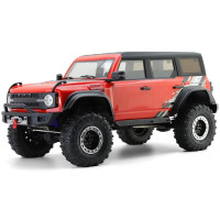Teljesen összeszerelt RC lánctalpas/expedíciós speciális DC motorral és vízálló vezérlővel és erős kormányszervóval a haladó versenyzők számára. A modell 2 sebességes sebességgel van felszerelve. DIG rendszerrel ellátott sebességváltóval, szervo csörlővel, LED modullal stb. A készlet 6 csatornás 2,4Ghz RC készletet tartalmaz. Meghajtó akkumulátor és töltő nélkül. Piros színű karosszéria.
