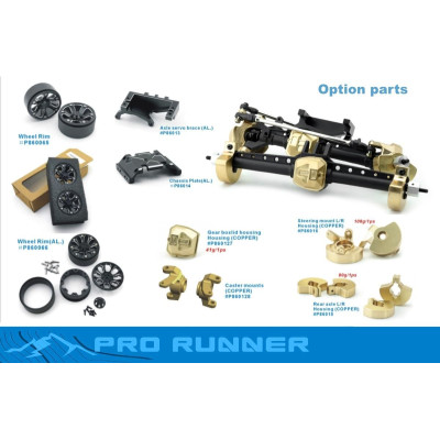 PRO RUNNER 1/10 sada 2,4GHz, Červená