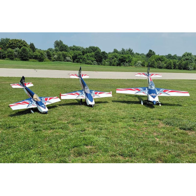 51" Slick 540 ARF - červená/modrá