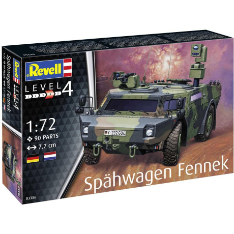 Plastic ModelKit military 03356 - Spähwagen Fennek (1:72)