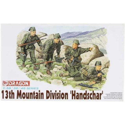 Model Kit figurky 6067 - 13th MOUNTAIN TROOP HANDSCHAR (1:35)