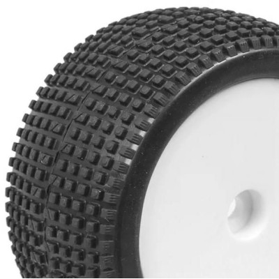 Zadní nalepené Off Road 1/10 gumy, Square/kostičky, 2 ks.