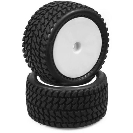 Zadní nalepené Off Road 1/10 gumy, hrubý silniční profil, 2 ks.