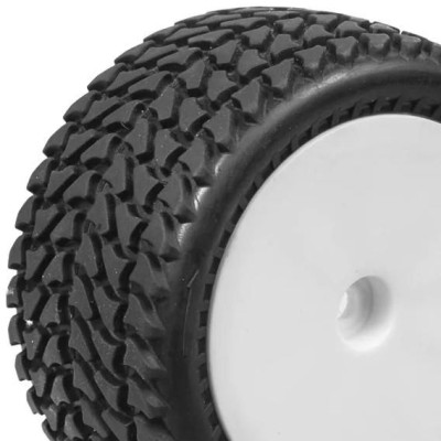 Zadní nalepené Off Road 1/10 gumy, hrubý silniční profil, 2 ks.