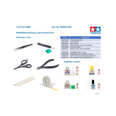 Tamiya 1:24 Fiat 500F