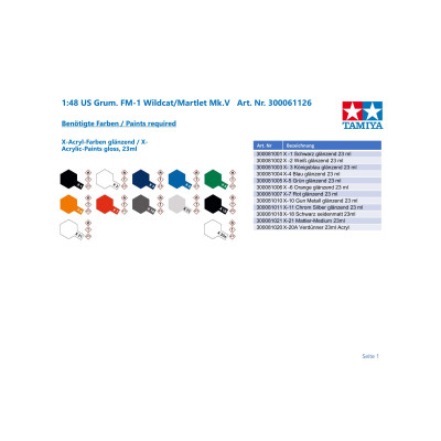 Tamiya 1:48 US Grum. FM-1 Wildcat/Martlet Mk.V