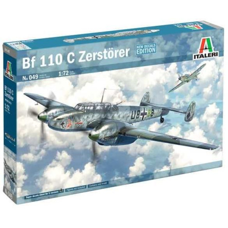 Model Kit letadlo 0049 - Bf-110 C3/C4 Zerstörer (1:72)