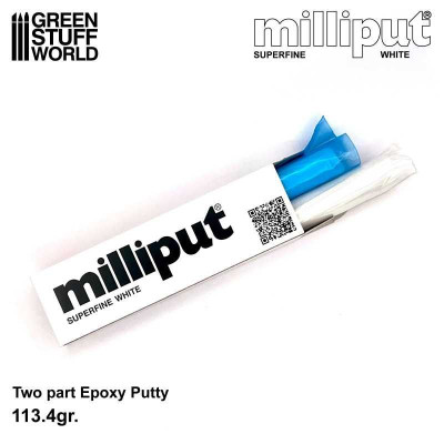 Milliput Super Fine White 113,4g - Epoxidový tmel