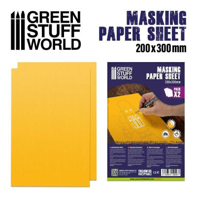 Masking Sheet 200x300mm - Pack x2 / Maskovacia fólia 200x300 mm - 2ks