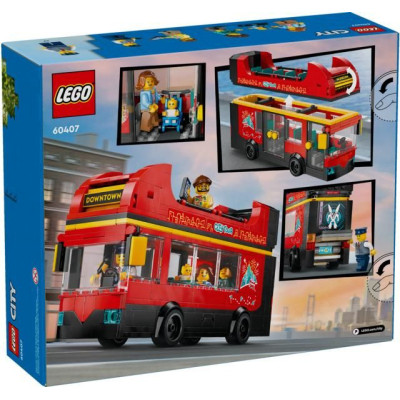 LEGO City - Červený dvoupodlažní vyhlídkový autobus