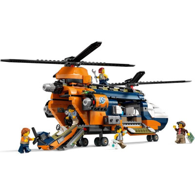 LEGO City - Helikoptéra na průzkum džungle v základním táboře