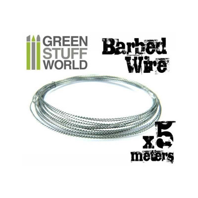Barbed Wire 1/72-1/65 (20mm) - 5m / Ostnatý drôt 1/72-1/65 (20mm) - 5m