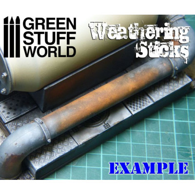 Weathering Sticks 8mm (set 3pc) / Weathering paličky 8mm (sada 3 ks)