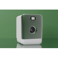 Csere elülső ajtó a Bob asztali mosogatógéphez krózzöld színben. Az ajtó cseréje egyszerű és bárki által néhány perc alatt elvégezhető.